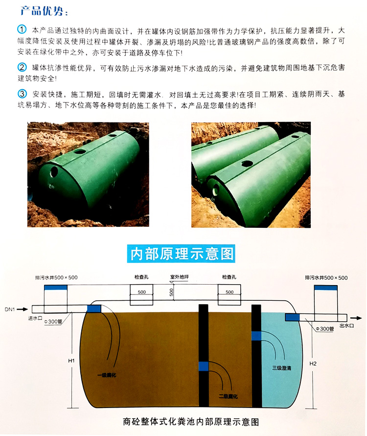 改则玻璃钢化粪池